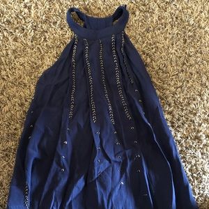 Cute navy tank top from the Buckle